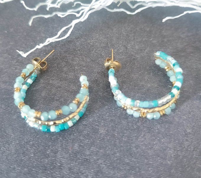 boucles-oreilles-boucles-anneaux-perles-vert-turquoise